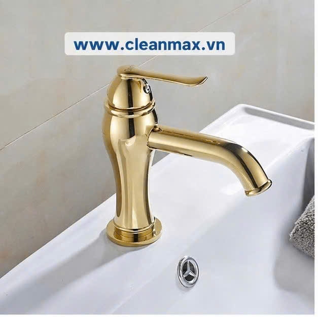 VÒI RỬA TAY MẠ VÀNG - CL1801