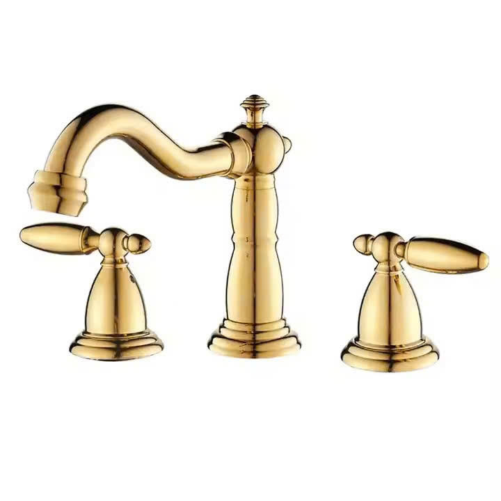 Vòi lavabo 3 lỗ kiểu tân cổ điển CLEANMAX - CA5057D (màu croom)