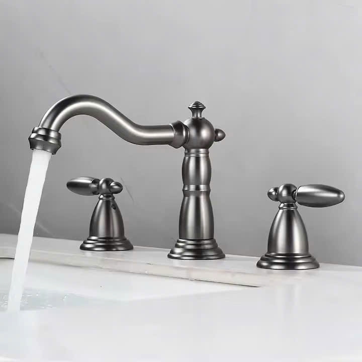 Vòi lavabo 3 lỗ kiểu tân cổ điển CLEANMAX - CA5057D (màu croom)