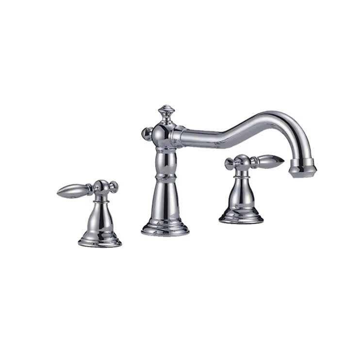 Vòi lavabo 3 lỗ kiểu tân cổ điển CLEANMAX - CA5057D (màu croom)