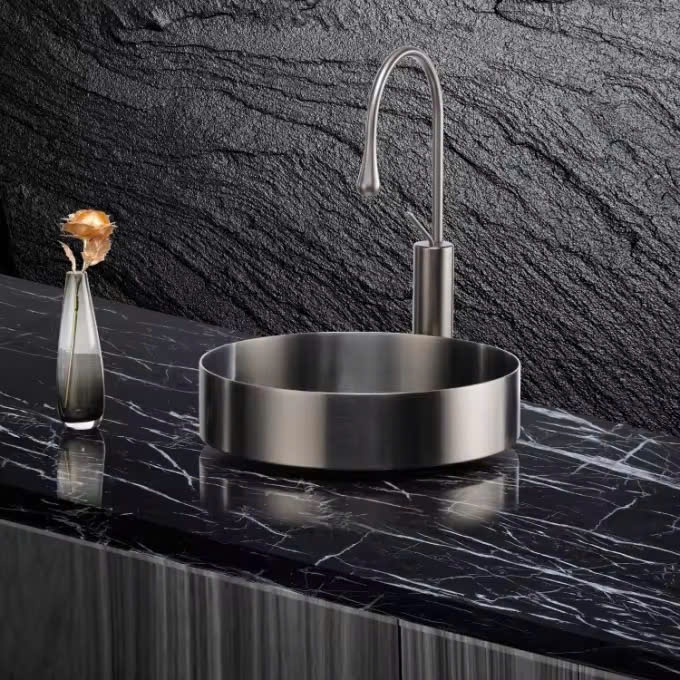 CHẬU RỬA TAY  MẠ VÀNG S1089 CLEANMAX