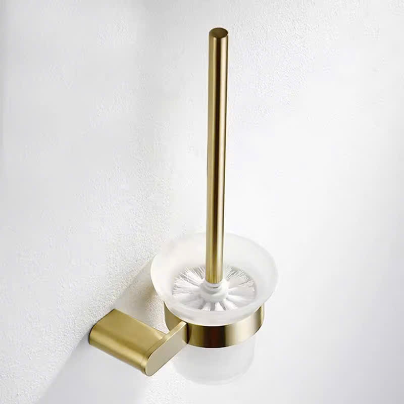 Chổi cọ vệ sinh mạ màu vàng - 64007V