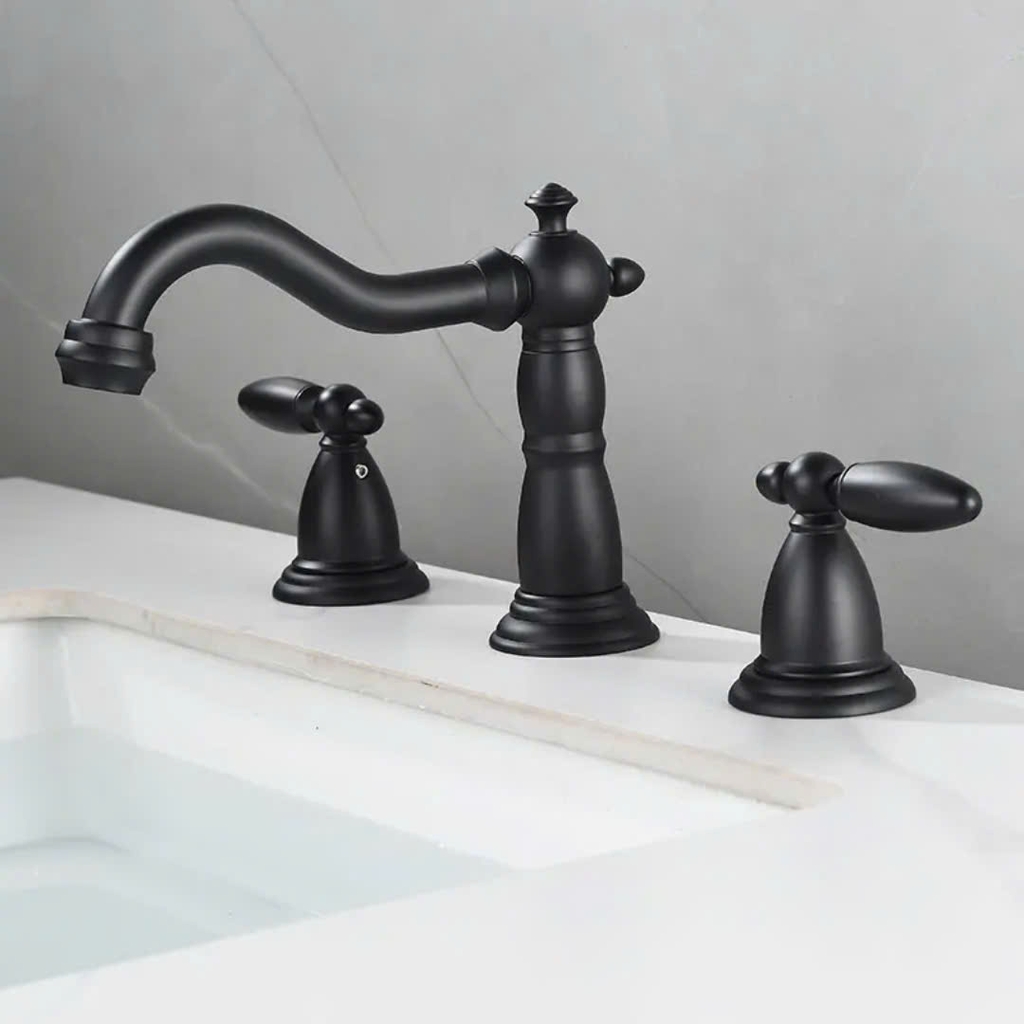 Vòi chậu 3 lỗ riêng biệt tân cổ điển VBL5026 CLEANMAX