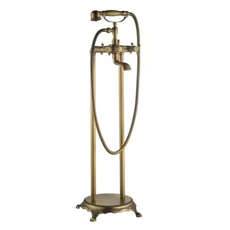 Vòi xả bồn đặt sàn kết hợp sen tắm, đồng cổ - 926DC CLEANMAX