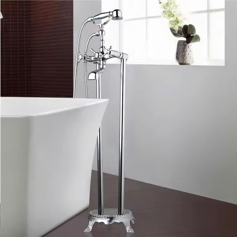 Vòi xả bồn đặt sàn kết hợp sen tắm, đồng cổ - 926DC CLEANMAX