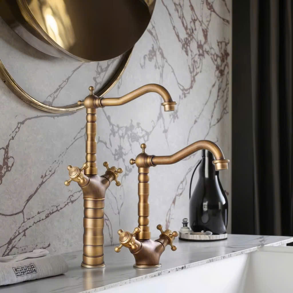 VÒI CHẬU ĐỒNG CỔ ĐIỂN 5015