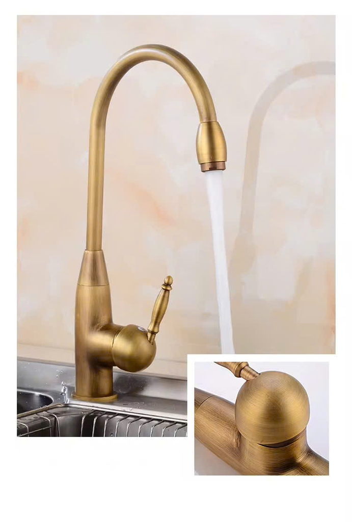 VÒI RỬA CHÉN BÁT ĐỒNG CỔ VB1826