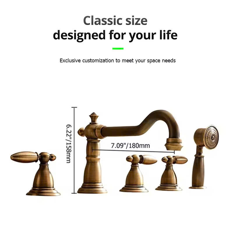 SEN TẮM LẮP THÀNH BỒN 5 LỖ -- 5778 CLEANMAX