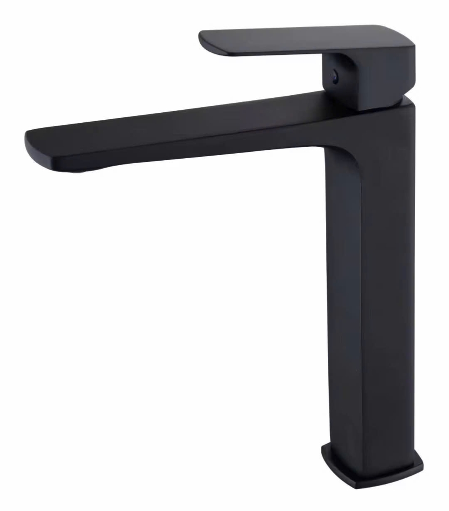 VÒI CHẬU RỬA MẶT MÀU ĐEN CAO 30cm- V66 DEN