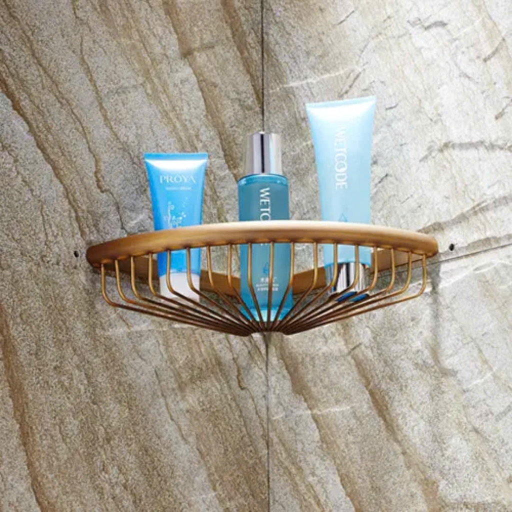 Kệ góc 1 tầng màu đồng cổ - 34667 CLEANMAX