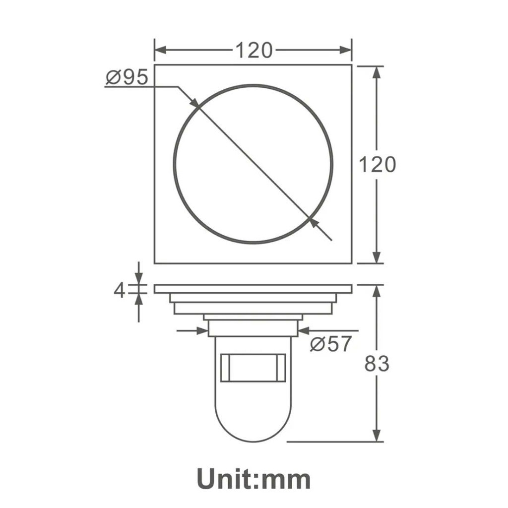 GA THU SÀN NHÀ TẮM - CR1212 CLEANMAX