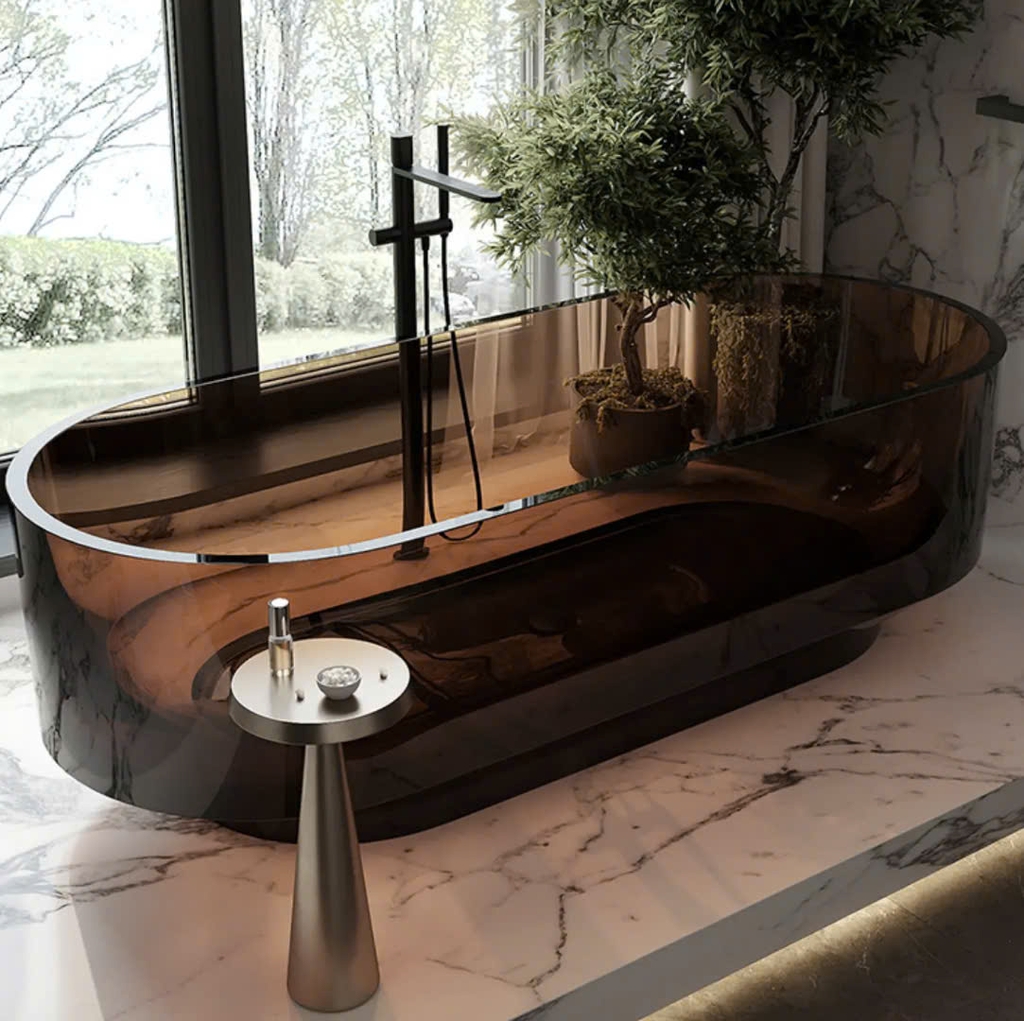 BỒN TẮM ĐÁ NHÂN TẠO TRONG SUỐT - TS 170 S serie