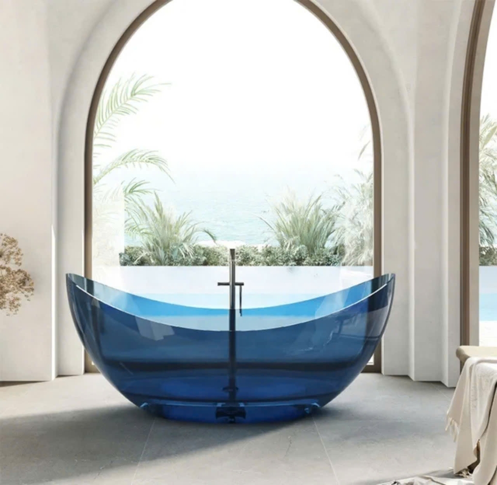 BỒN TẮM BẰNG ĐÁ NHÂN TẠO TRONG SUỐT - BTS102.2024