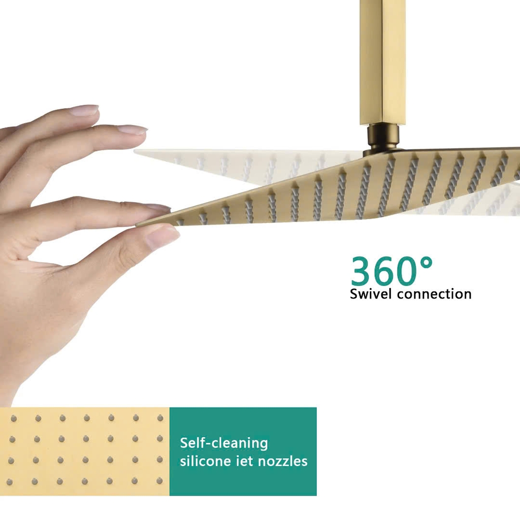 SEN TẮM ÂM TƯỜNG MẠ VÀNG CLEANMAX - EU1103LS