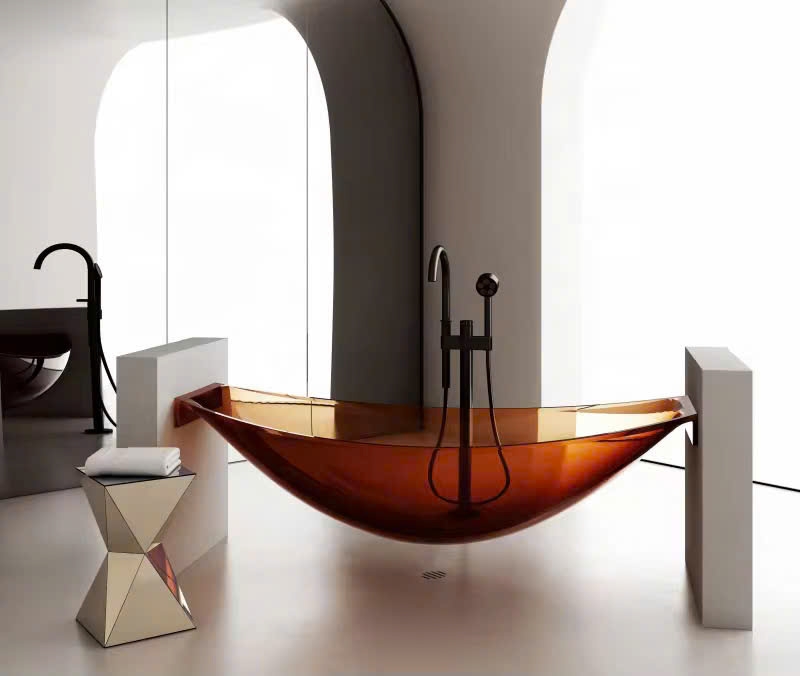 BỒN TẮM TRONG SUỐT KIỂU VÕNG TREO BVT-1680