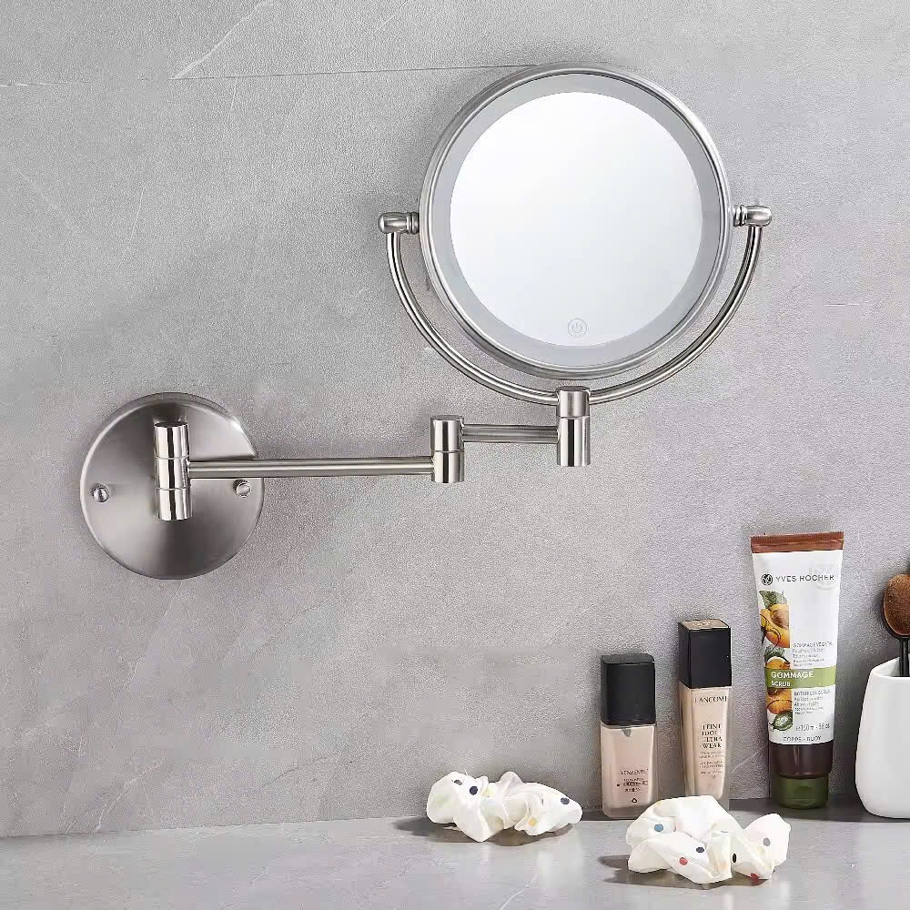 GƯƠNG PHÓNG ĐẠI CÓ ĐÈN LED TREO TƯỜNG CÔNG TẮC CẢM ỨNG - CU256