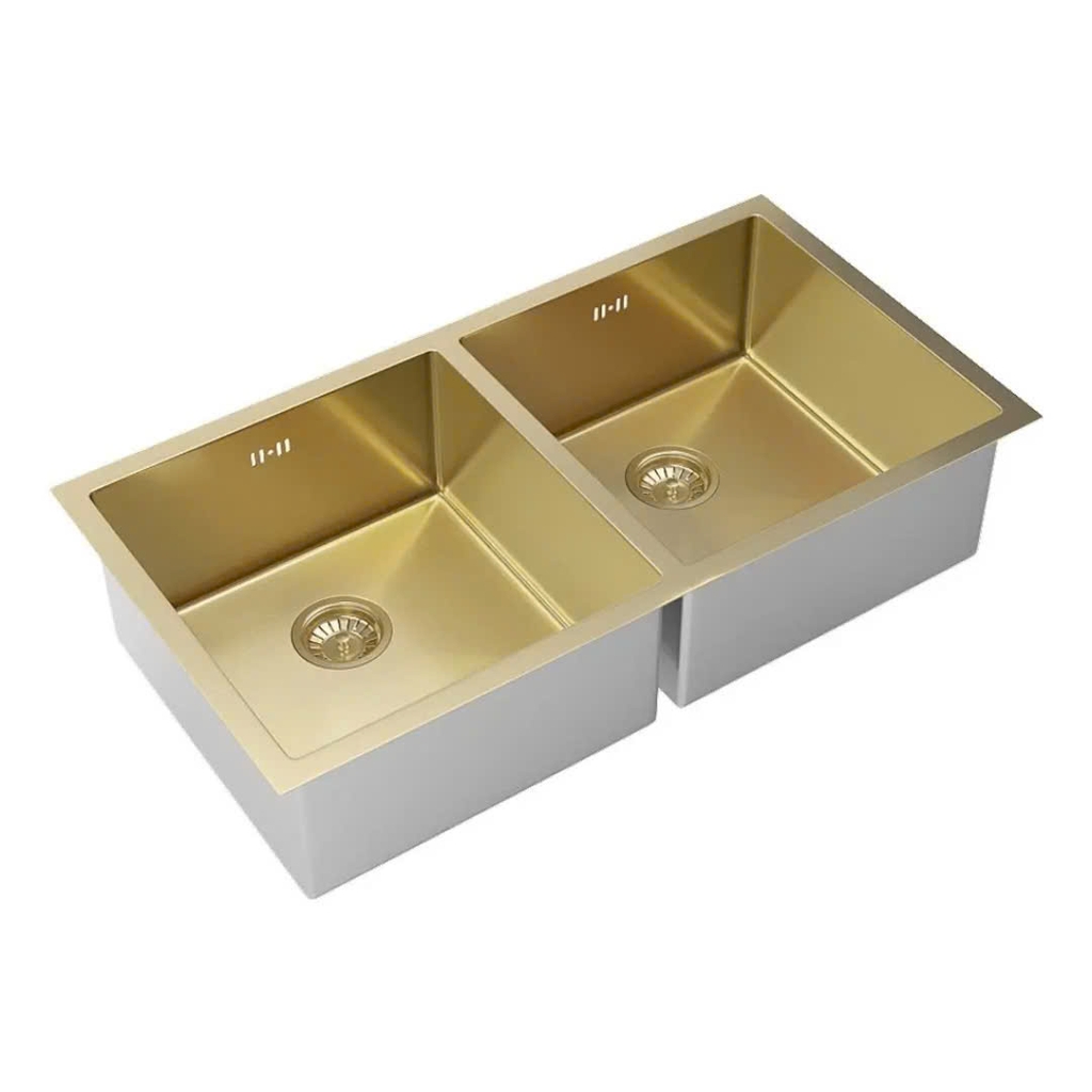 CHẬU BẾP RỬA CHÉN BÁT MẠ VÀNG SUS4880