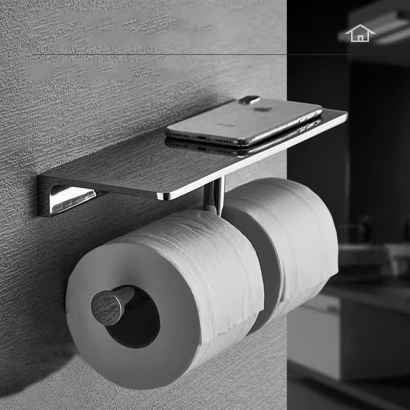 LÔ GIẤY VỆ SINH ĐÔI KÈM GIÁ ĐỠ ĐIỆN THOẠI 2628