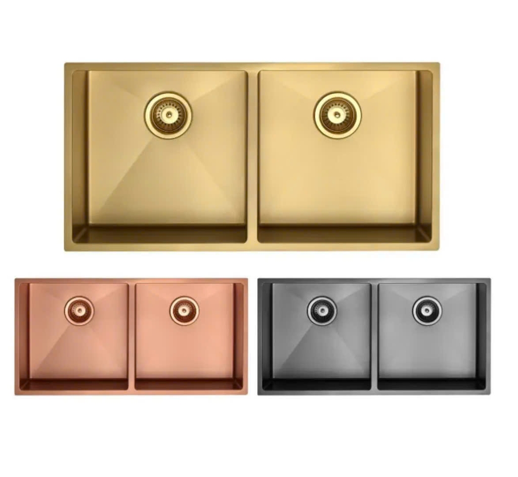 CHẬU BẾP RỬA CHÉN BÁT MẠ VÀNG SUS4880