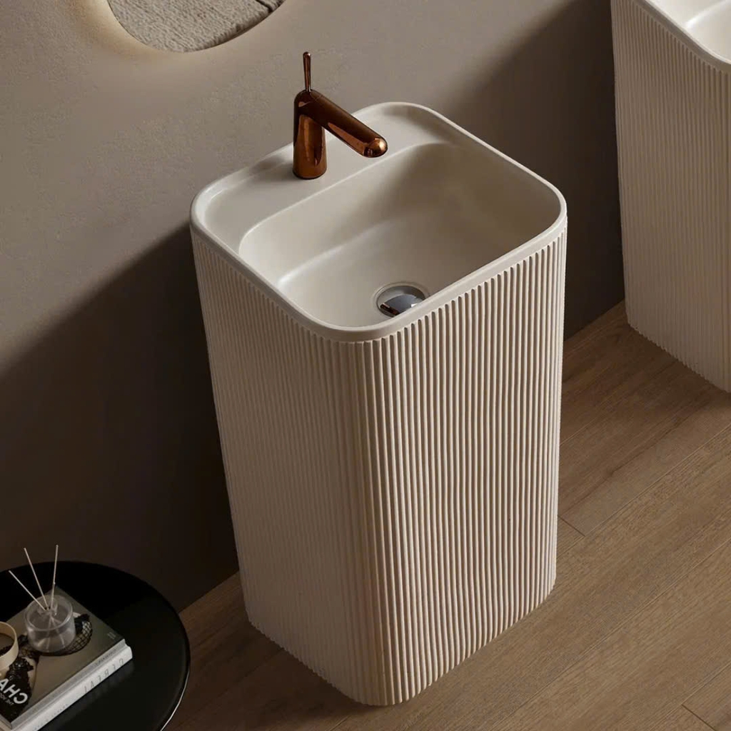 LAVABO THỜI TRANG BẰNG ĐÁ NHÂN TẠO CỰC ĐẸP