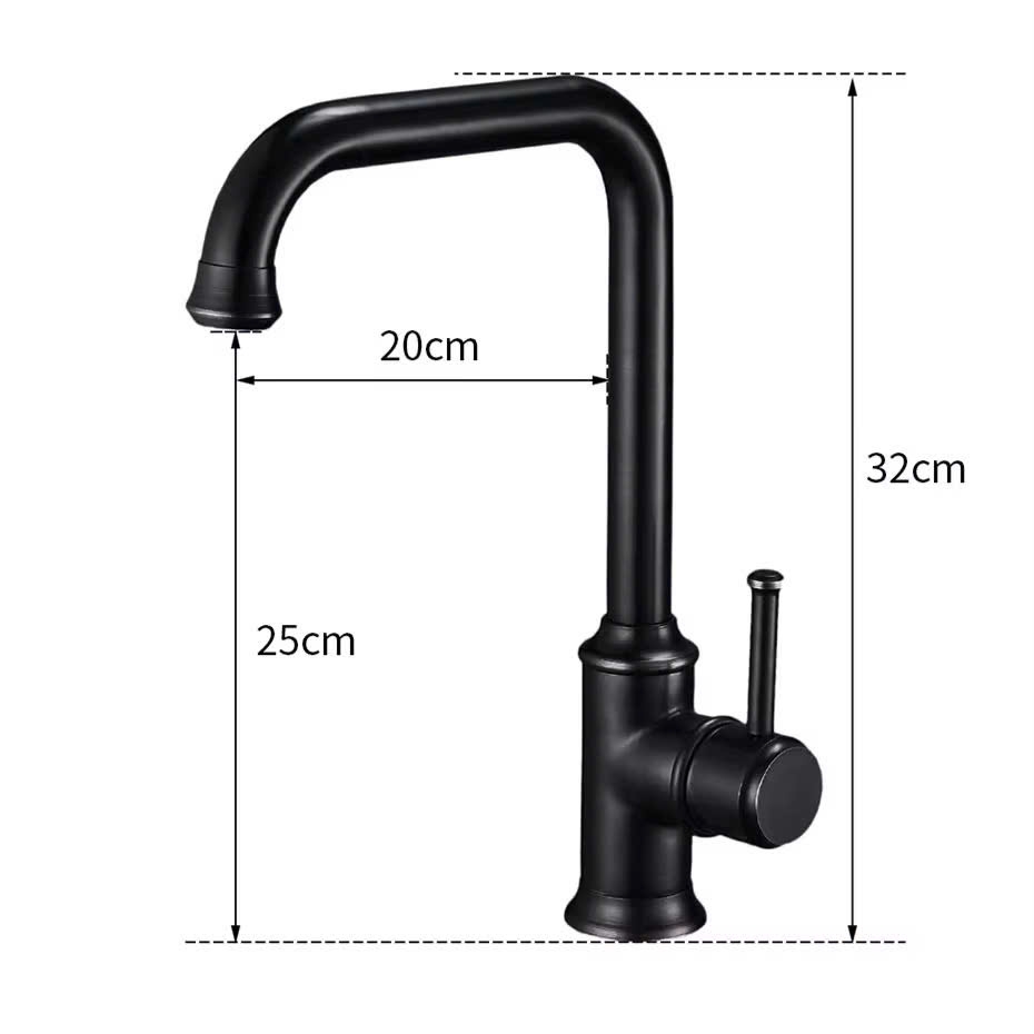 VÒI LAVABO ĐỒNG CỔ ĐIỂN CA6204