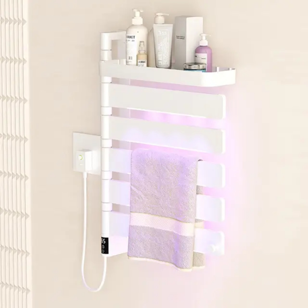 DÀN SẤY KHĂN XOAY TÍCH HỢP KỆ 666-5B