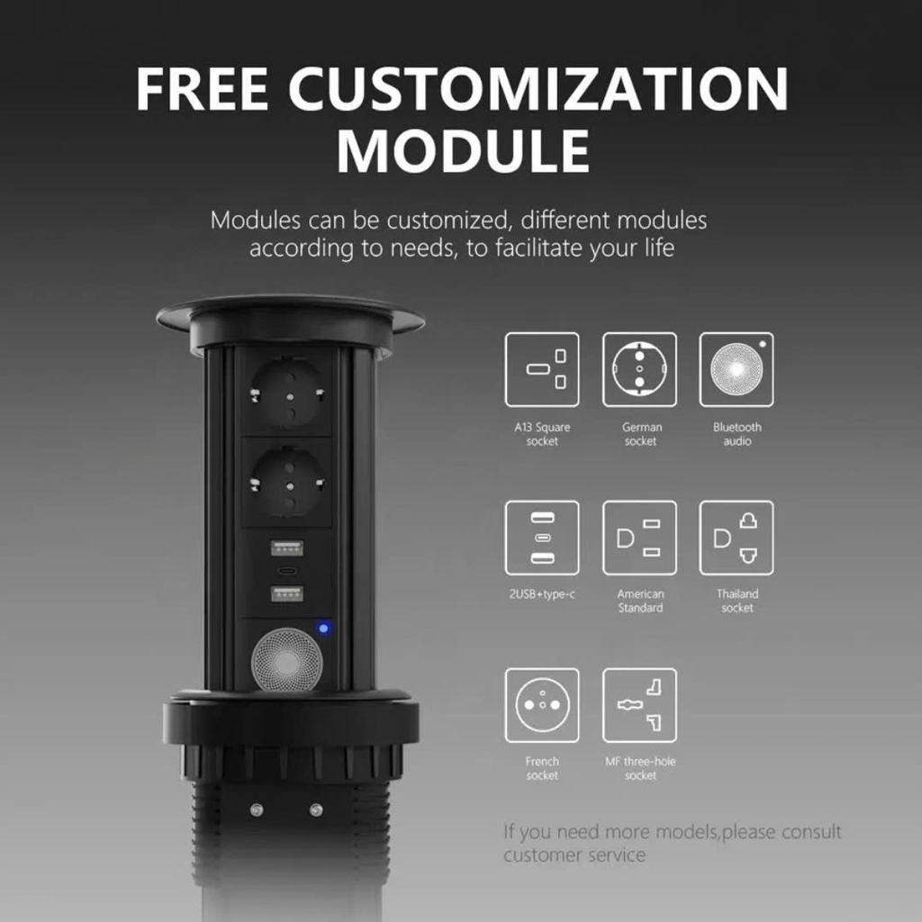 Ổ CẮM ĐIỆN ĐA NĂNG, ÂM BÀN, THỤT THÒ, CÁM BIẾN