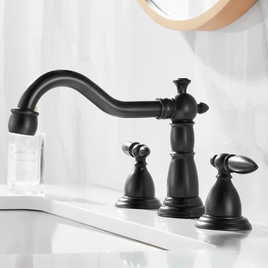 Vòi lavabo 3 lỗ kiểu tân cổ điển CLEANMAX - CA5057D (màu croom)