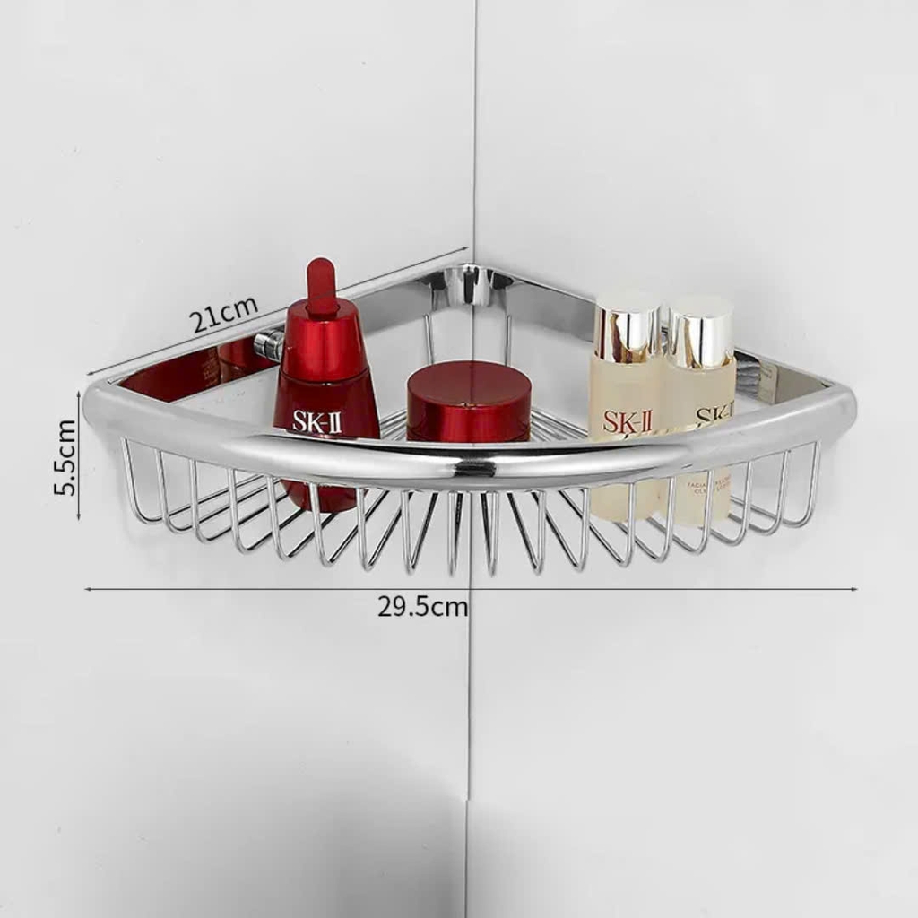 KỆ GÓC 1 TẦNG 34663 CLEANMAX màu chrome