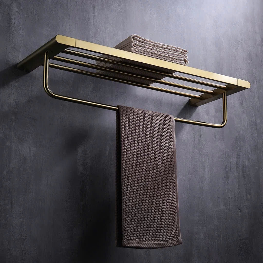 Thanh vắt khăn hai tầng màu vàng - 64003V CLEANMAX