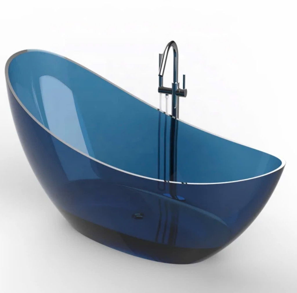 BỒN TẮM BẰNG ĐÁ NHÂN TẠO TRONG SUỐT - BTS102.2024