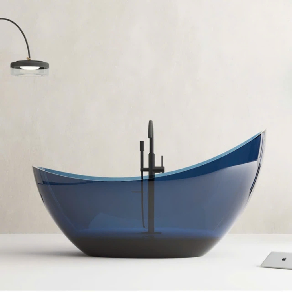 BỒN TẮM BẰNG ĐÁ NHÂN TẠO TRONG SUỐT - BTS102.2024