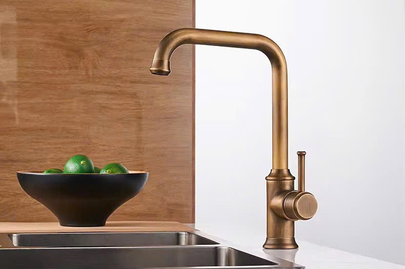 VÒI LAVABO ĐỒNG CỔ ĐIỂN CA6204