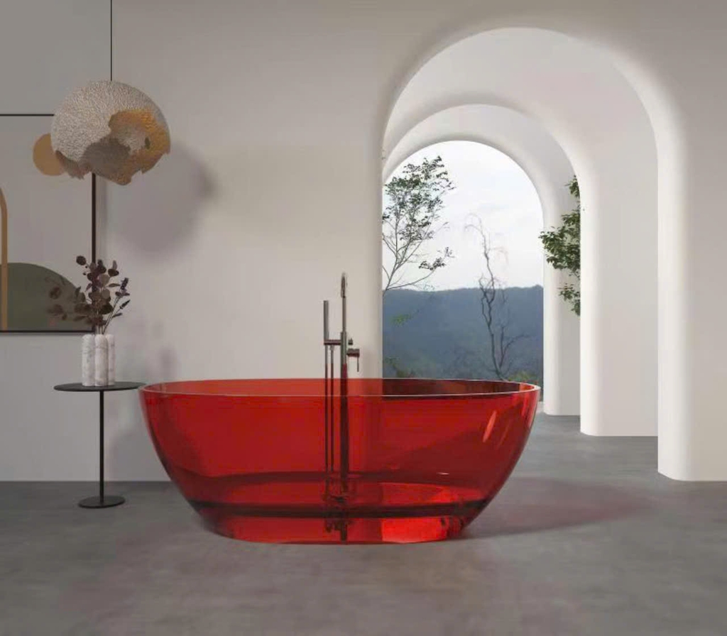 BỒN TẮM BẰNG ĐÁ NHÂN TẠO TRONG SUỐT - BTS1-8801.