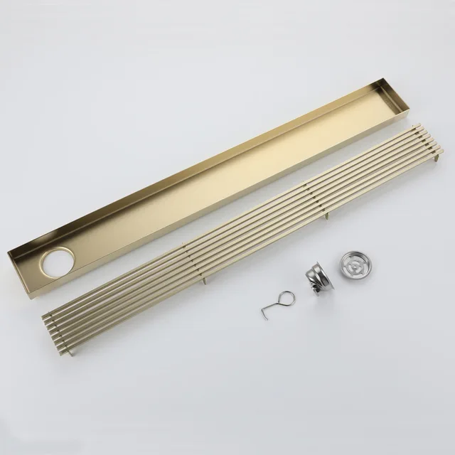 Ga thoát sàn (phễu thu sàn) hình chữ nhật màu vàng GAN6010V