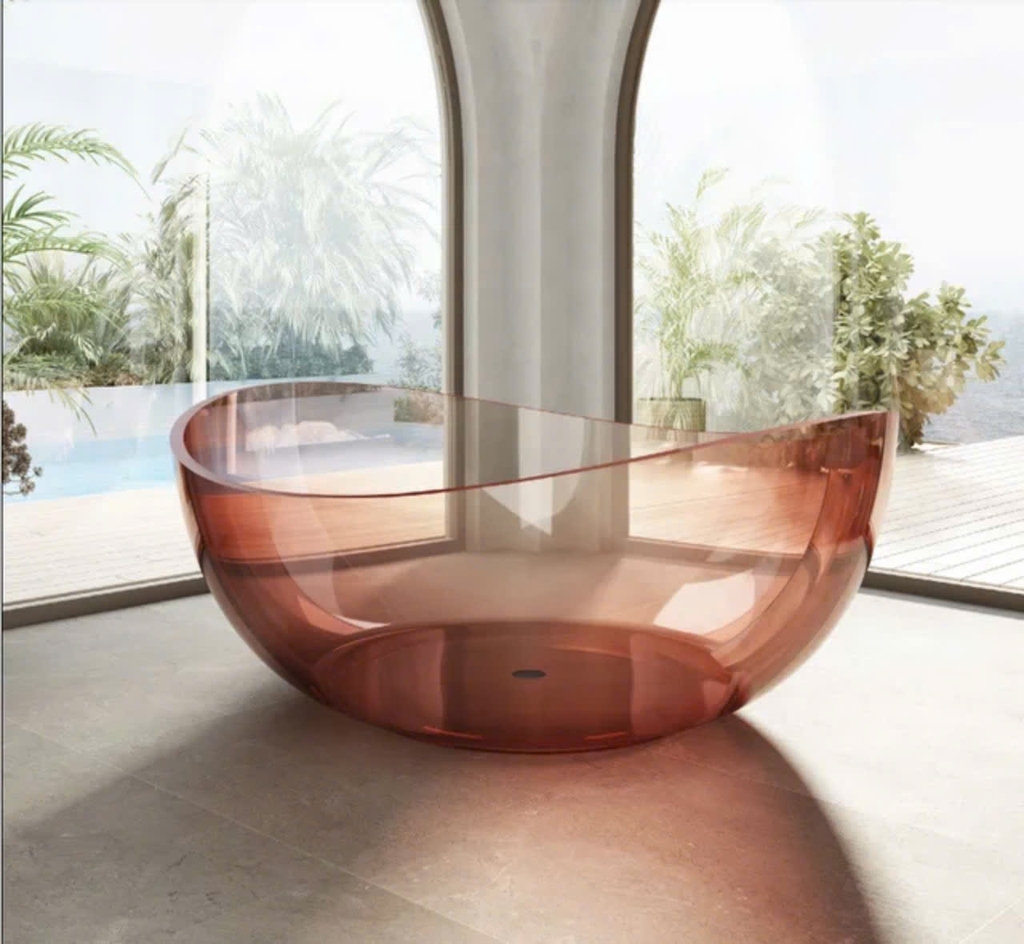 BỒN TẮM BẰNG ĐÁ NHÂN TẠO TRONG SUỐT - BTS102.2024