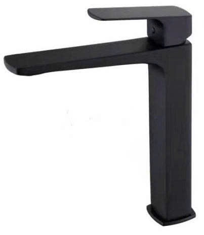 VÒI CHẬU RỬA MẶT MÀU ĐEN CAO 30cm- V66 DEN