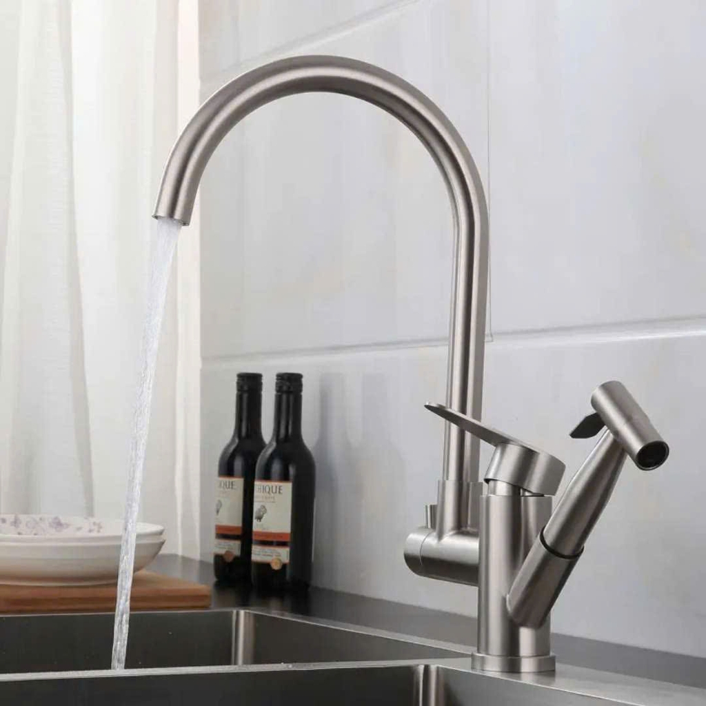 VÒI RỬA NHÀ BẾP KÈM XỊT RỬA - VB696