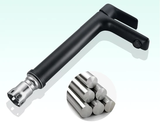 Vòi rửa tay dùng cho chậu nổi (màu đen) 5812H