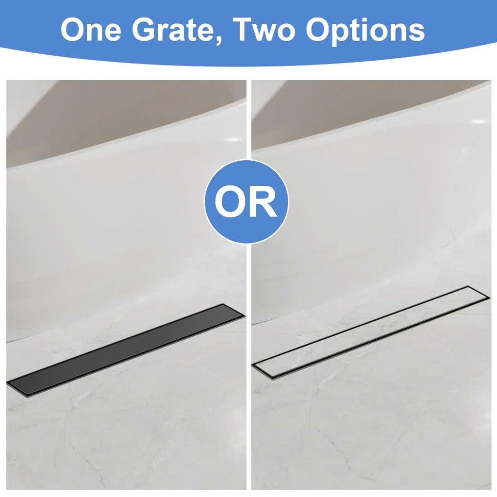 GA THOÁT SÀN DÀI 60CM, MÀU ĐEN