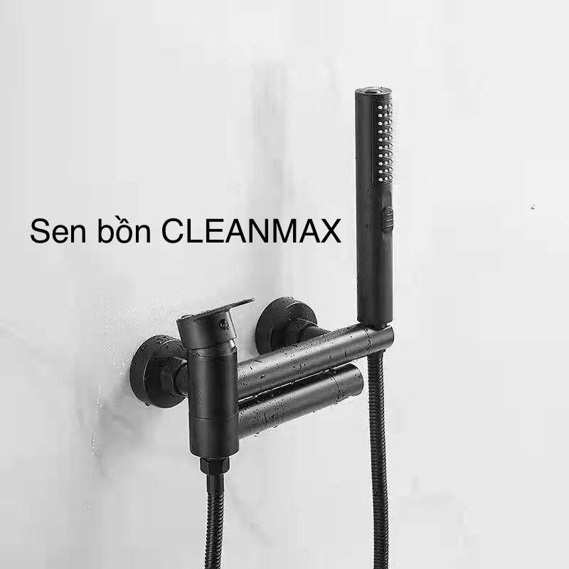 SEN TẮM KẾT HỢP VÒI XẢ BỒN GẮN TƯỜNG -SB2664.DEN CLEANMAX b