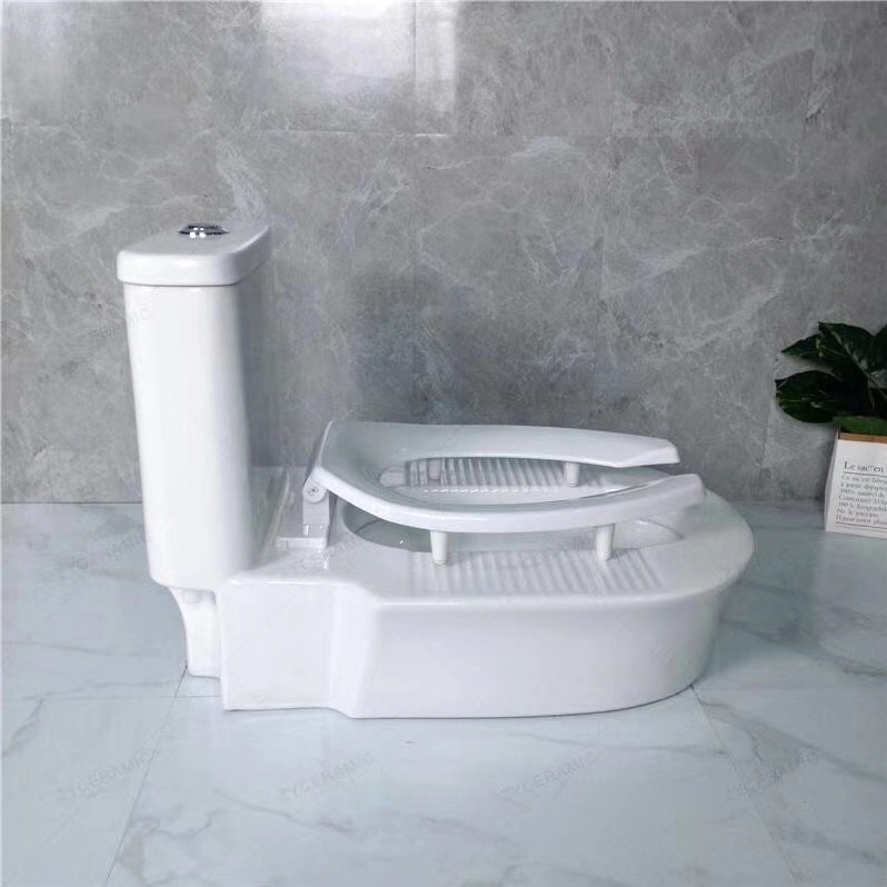 BÀN CẦU XỔM LIỀN KHỐI DÙNG CHO KHÁCH SẠN, BỆNH VIỆN VÀ KHU CÔNG CỘNG