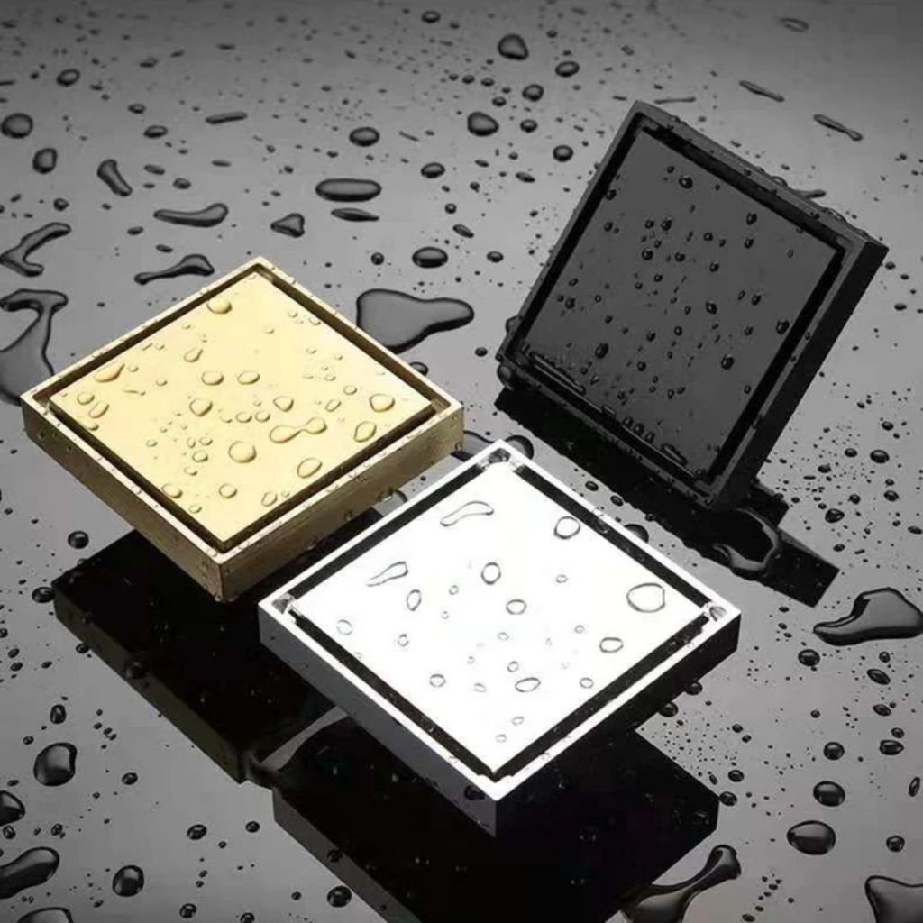 Ga thoát sàn màu đen âm sàn, cắt gạch - GCG10 CLEANMAX