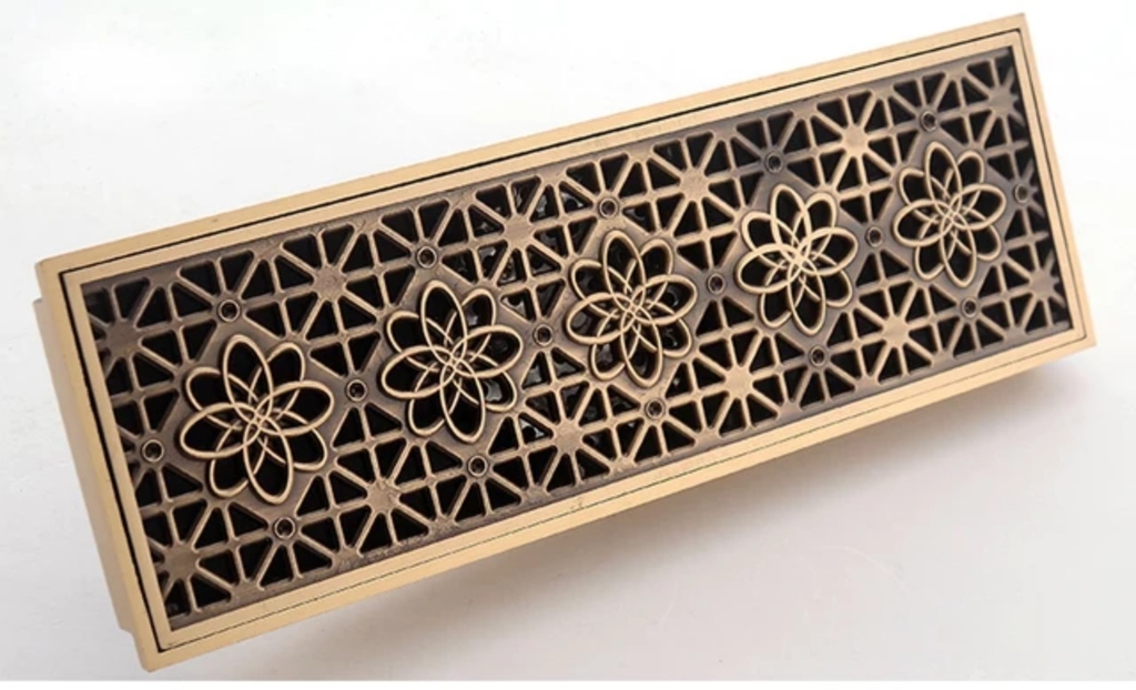 Ga thoát sàn đồng cổ hình chữ nhật - V3010 CLEANMAX