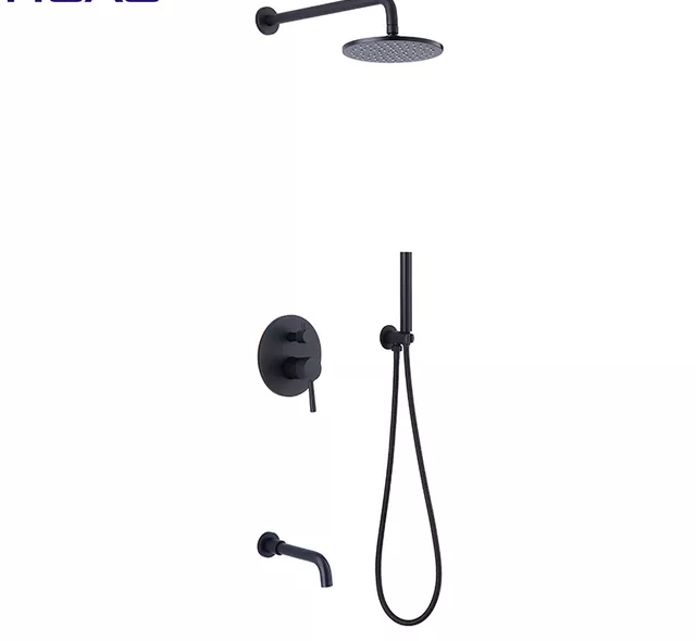 Sen tắm âm tường màu đen- SAT1016H CLEANMAX