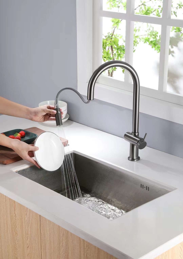 Vòi bếp (vòi rửa chén) cảm ứng, tắt tự động - 2203AU CLEANMAX