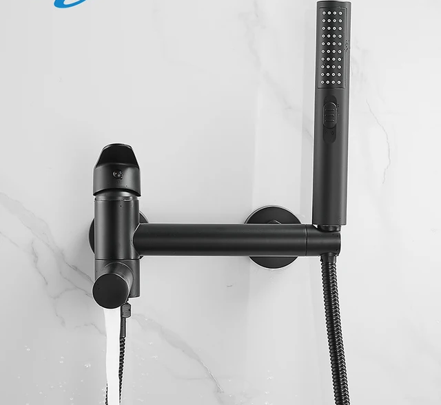 SEN TẮM KẾT HỢP VÒI XẢ BỒN GẮN TƯỜNG -SB2664.DEN CLEANMAX b