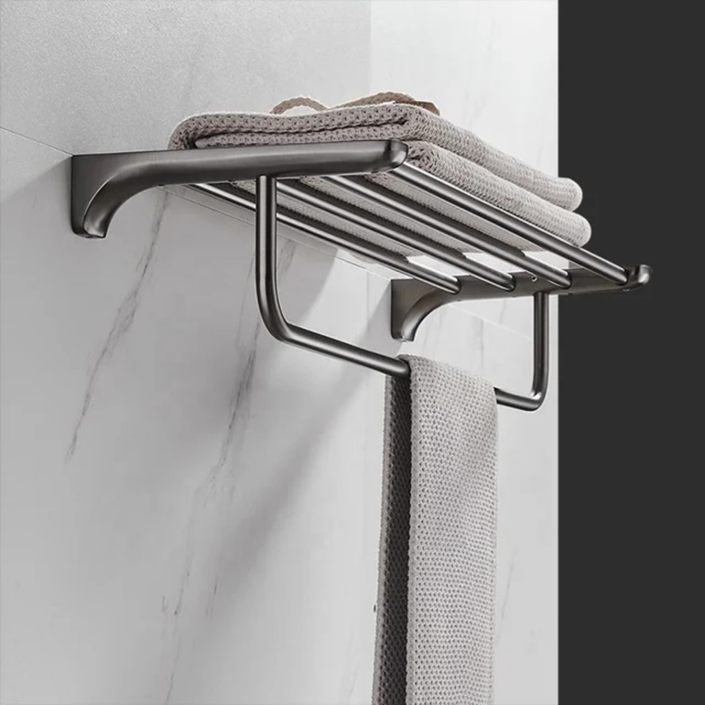 THANH VẮT KHĂN GIÀN MÀU GHI XÁM 31003H CLEANMAX