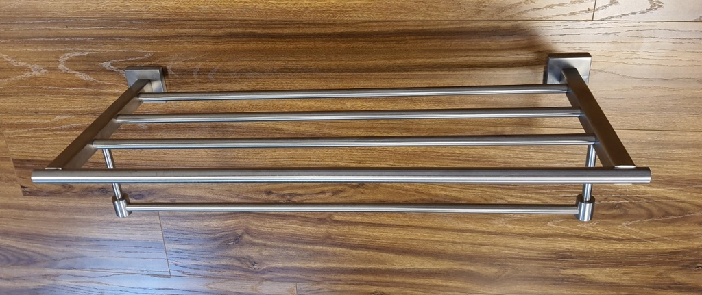 Thanh vắt khăn giàn inox SUS 304,hai tầng - 53003 CLEANMAX