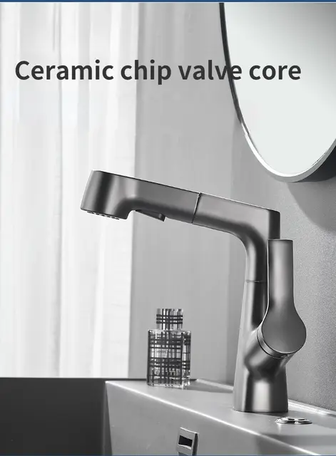 VÒI RỬA MẶT DÂY RÚT VR0423 CLEANMAX